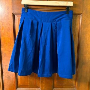 Pre-loved Bright blue pleated skirt. By Chou Yatou Sz 2XL. Sailor Moon vibes!!